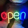 LED neon licht open bord flitsende usb shop werkuren veranderen kleuren adverteren heldere lamp bij winkeldeur