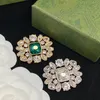 Desinger Broche Broche Trend Flower Brooch Broches Light Luxury Broches Classic Fashion All Match Exquisite Broches D22103104JX