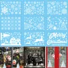 Christmas Decorations 2022 Static Window Sticker Decoration Year Wallpaper Glass Spot Large