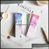 Bookmark Desk Accessories Office School Supplies Business Industrial 30 Pcs/Lot Creative City Dream Paper Books Clip Station Otkpt