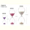 Decoratieve objecten Figurines 5103060 Minutes Time Hourglas Timer Timer Decoratie Glas ornamenten Huishoudelijke artikelen Sand Geel 221031