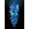 Chihuly w stylu żyrandole sztuki lampy wisiorki AC 110V 240V LED LED LUSTER Prezentacja Wiszące urządzenia ręcznie robione szklane światła żyrandola