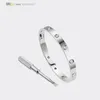 Pulseira masculina Bracelete Carti Bracelets Designer para Women Gold Bracelet 10 Diamantes