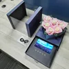 Emballage cadeau haute qualité boîte à fleurs Lcd vidéo universel regarder livret pour la publicité affaires anniversaire boîtes de mariage