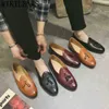 Dres Shoe Italian Brand Men Shoe Formal Loafer Clothing Oxford Sepatu Brief on Pria Wedding Elegant Chausure Homme Bona 220723