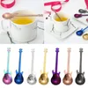 Spoons Stirring Spoon Guitar Shape Stainless Steel Coffee Teaspoon Cake Ice Cream Scoop Kit Tableware Drop Delivery 2022 Smtph