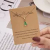 Kadınlar İçin Mutlu Noel Chocker Kolye Kolye Kolye Kolye Moda Takı Partisi Hediye Toptan