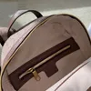 Ryggsäck tygväska dragsko axelväska kvinnor handväska handväska vanligt läder blixtlås hårdvara mode bokstav unisex rese handväskor justerbar rem stor kapacitet