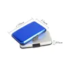 حامل بطاقة Crard Metal Crard Corted Case Case Pocket Case Probring ID Business Business Business Wallet Wallet للرجال والنساء DLH151