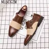 DRES 신발 더블 몽크 벨트 남성 Loafer 신발 고급 슈트 2022 Brown Sapato de Couro Masculino Chausure 220723