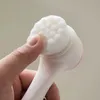 Brosse nettoyante pour le visage en silicone à deux faces Nettoyant pour les pores Nettoyage du corps Masseur de la peau Beauté SPA Soins du visage Brosse de maquillage nettoyante