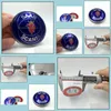 Autoabzeichen Hohe Qualität Neu 68 mm Saab Scania 95 9802 Motorhaube Abs 3 Pins Emblem Abzeichen Blaues Logo Markenteil 4911541 Drop Lieferung 2022 M Dhmnj