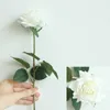 Faux Floral Greenery 10pcslot Decor Rose Artificial Flowers Silk Latex Real Touch Wedding Bouquet Home Party Design 221031