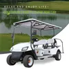 Golf Doppelreihe Sitzreihe Elektrische Karren Jagd Sightseeing Tour Vierrad robuste Farbe Optionale benutzerdefinierte Modifikation