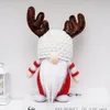 Julen Faceless Handmade Gnome Santa tygdocka prydnad svenska figurer semester hem trädgård dekoration leveranser b1108