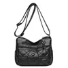 Kv￤llsp￥sar 2022 Summer Women's Bag Pu Soft Leather Hand f￶r kvinnor stor kapacitet axel enkel mode crossbody bm01
