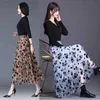 Mesh Floral Skirt Women 2022 Spring Summer Autumn Long Gauze Skirt High Waisted Plus Size Puff Skirts