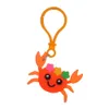 Creative Ocean Animal Cartoon Keychains PVC Keychain Luggage Decorative Key Chain Christmas Gift Keyring