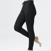 LULulemens feminino feminino de pântanos fitness fêmea feminina Leggings trepadeiras femininas esportes cortantas correndo calças de corrida macias 2023