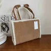 Sac fourre-tout sacs à main marque hiver Shopping moelleux grande capacité concepteur de luxe femme sacs à main doux fourrure en peluche 1222