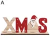 Weihnachtsdekorationen 1 stücke Holz Dekoration Weihnachten Noel Brief Desktop Decor Druck Tisch Party Für Home Jahr Ornamente P8i5