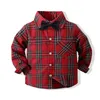 2PCS Suits Kids Boys Clothing Sets Cotton Child Plaid Shirt Jeans Spring Autumn Children Boys Sets Toddler Clothes