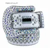 2022 Belt Designer Bb Simon Cinturones para hombres Mujeres Shiny diamond belt white cintura uomo boosluxurygoods 111