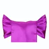 Fodere per sedie 10 pz/lotto Ricamato El Banchetto di Nozze Copertura Indietro Trascorrere Bow Tie Nastro Bella Schiene Camera Decorare Estetica