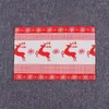 Christmas Decorations Placemat Eco-friendly Cartoon Pattern Fabric Tree Printed Table For Home