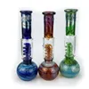 Colorful Pyrex Vetro spesso Tubi per pipa ad acqua Kit Dry Herb Tobacco Bong Down Stem Bobina Filtro Ciotola Handpipes portatili Narghilè Shisha Fumo Bong Bocchino DHL