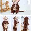 Infant né Rompers Winter Animal Animal Kids Jumpsuit Boy Girl Sautpuise Baby Lion Panda Unicorn Costumes Pajamas 211011