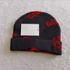 Luxuriöse Strickmütze, Designer-Beanie-Kappe, Herren-Mütze, Unisex, Kaschmir, Buchstaben, lässig, Totenkopf-Kappen, Outdoor-Mode, hohe Qualität