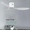 Modern Ceiling Fans Without Light DC 30W Fan Low Floor With Remote Control Home Simple No Lights 220V