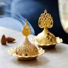 Lampes à parfum Style arabe du Moyen-Orient brûleurs d'encens exquis Vintage métal brûleur encensoir bouddhisme bureau décor à la maison