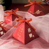 Prezent dostarcza Daquan Wedding Candy Box Creative Chinese Style Triangle