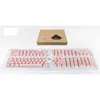 Keyboards 129 Keys Mechanical Keyboard PBT Pudding Keycaps Two-color Injection Molding OEM Character Translucent Keycap for All 221031