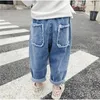 Весна и осенняя детская одежда повседневная джинсы брюки детская одежда для девочек джинсовые брюки для девочек джинсы SH190907