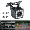 Nouvelle caméra de voiture arrière à pied large 4 Vision nocturne LED moniteur de stationnement automatique inversé CCD étanche HD vidéo arrière