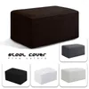 Chair Covers Ottoman Sofa Stool Elastic Home Furniture Case Dust-proof Footstool Footrest Cover Rectangle Slipcovers