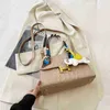 Väskor väska kvinnors väska enkel atmosfär 2022 Ny liten fyrkantig krokodilstruktur en axel bärbara plånböcker