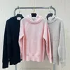 Sonbahar/Kış Kadın Sweaters Tasarımcısı Hoodie Örme Mektup Nakış Mizaç Üst düzey Modalar Moda Yumuşak