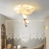 Plafoniere Moderne LED Per Cameretta Bambini Lamparas De Teco Cartoon Rocket Lamp Ragazzi Baby Room Fans