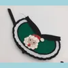 Vêtements pour chiens Fournitures Pet Home Garden Ll Chiens Bavoirs Noël Bandana Mode Mignon Bandanabib Petbib Pupp Ot8A4 Drop Delive Oty0L