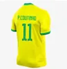2023 2024ブラジルサッカージャージ22 23 23 24 Camiseta de Futbol Richarlison Casemiro Shird Maillots Markinhos Vini Brazils Men Chids Neymar Jr Rodrygo