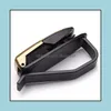 Hook Hanger 10st/Lot Black Fastener Bilglas￶gon Holder Vehicle Visor Sunglass Eye Business Bank Card Ticket Clip Support Drop Deliv Dhdm5