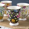 Tazas Taza de porcelana de hueso Taza de cerámica para el hogar Café Té Regalos creativos