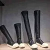 Stivali 2022 nuove scarpe invernali casual da donna nere sopra il ginocchio sexy femminili autunno signora coscia alta 220805