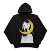 Woman Hoodies Y2K Harajuku Spider Butterfly printed letters Pullover Sweatshirts Large size man Hoodie cardigan Sport Letter Sweatshirt Casual Clothing