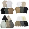 24ss Designer Tide T Shirts Chest Letter Laminated Print Short Sleeve High Street Loose Oversize Casual T-shirt 100% Pure Cotton Tops for Men and Women