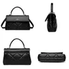 2024 High Capacity Shopping Solid Color Handbag Women Designer HIgh Quality Leather Shoulder Bags For WomenC250401